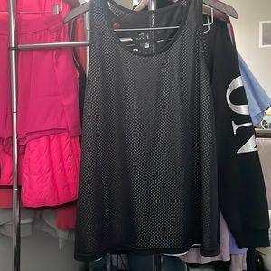 EUC racer back tank top.